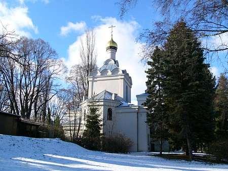 Tøebíèský pravoslavný chrám, pohled z východní strany
